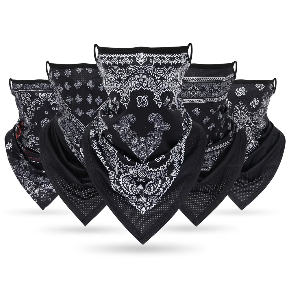 Bandana Blank White - Multifunctionele Bandanna Oorlussen Zwart Wit Masker