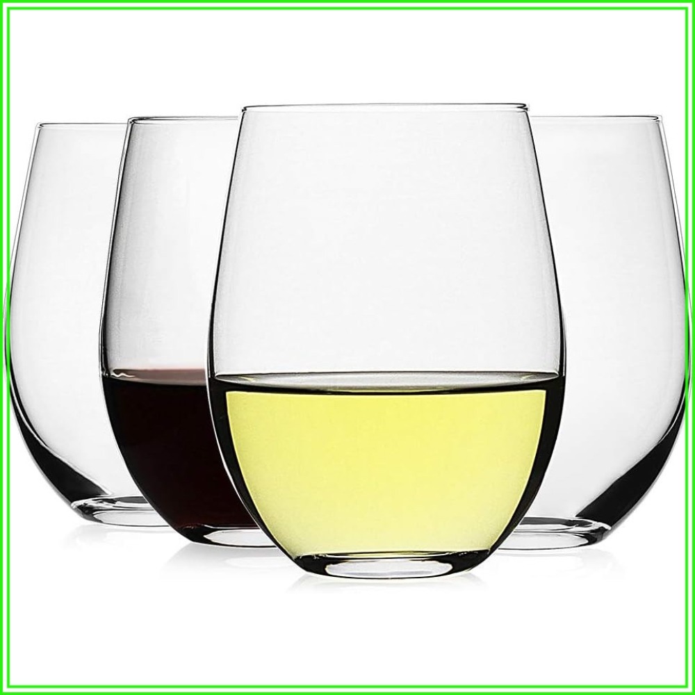 Tumbler 20Oz White - Stamloze wijnglazen set van 4 -