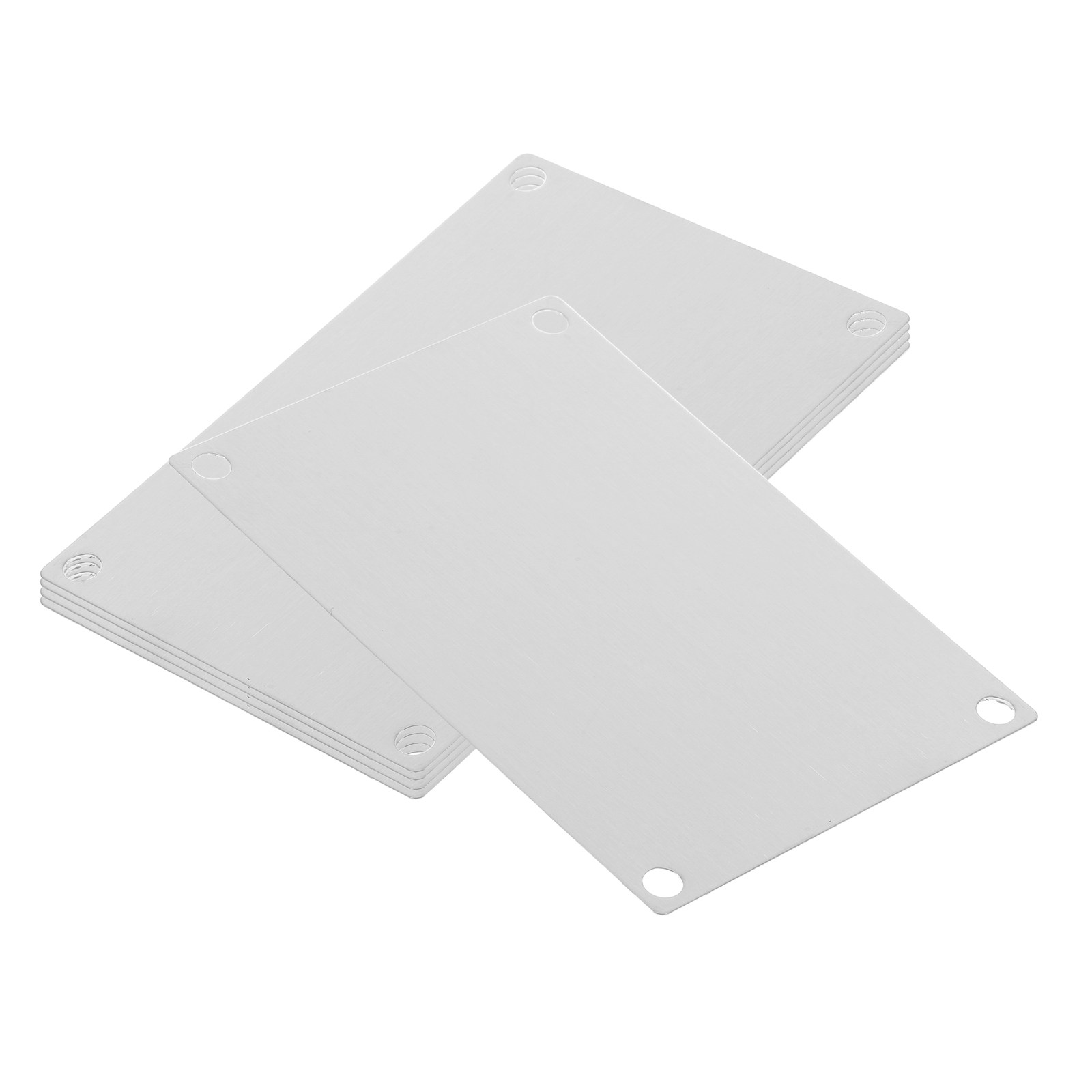 Yard Sign Blank - 5 stuks blanco roestvrijstalen buitenbordplaten, weerbestendige