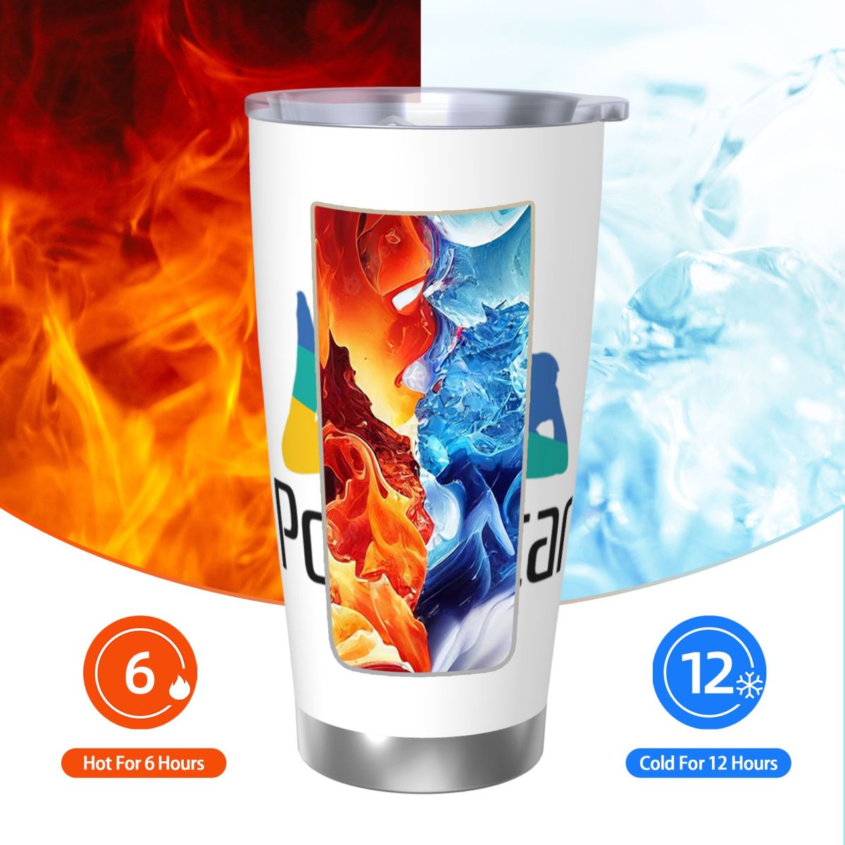 Ps Pron Star witte roestvrijst - Tumbler 20Oz White recensie en prijs