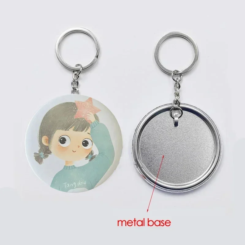 100PCS 44mm 58mm Sleutelhanger - Button Badge Blank recensie en prijs