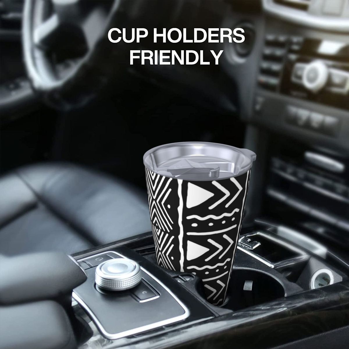 Zwart-wit Afrikaanse Bogolan T - Tumbler 20Oz White recensie en prijs