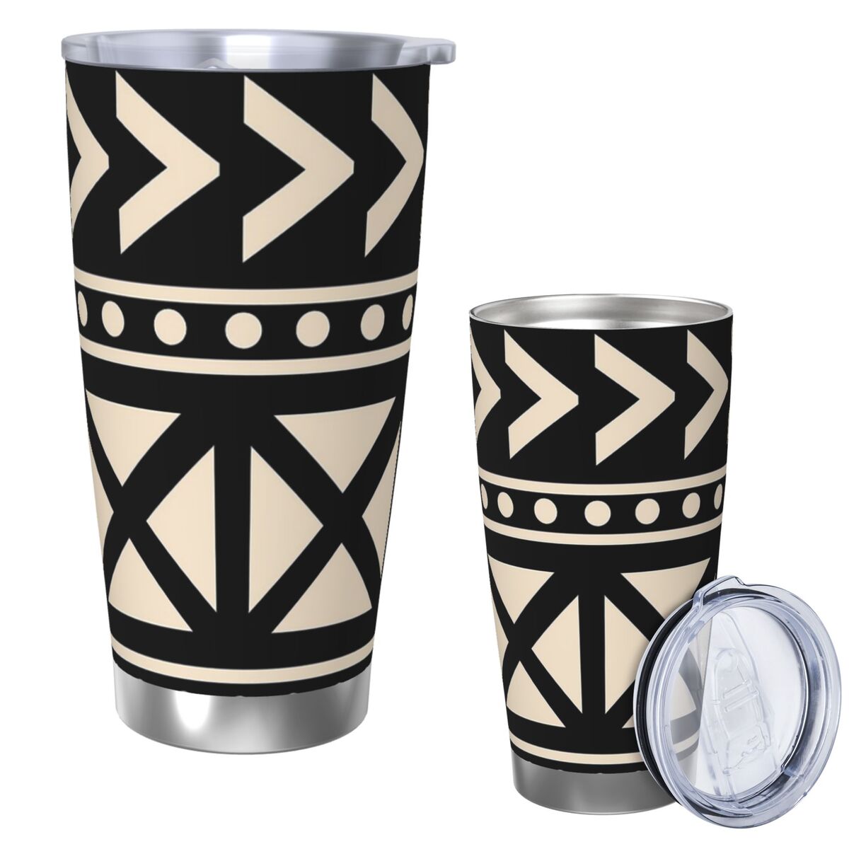 Afrikaanse Modder Doek Zwart-w - Tumbler 20Oz White recensie en prijs