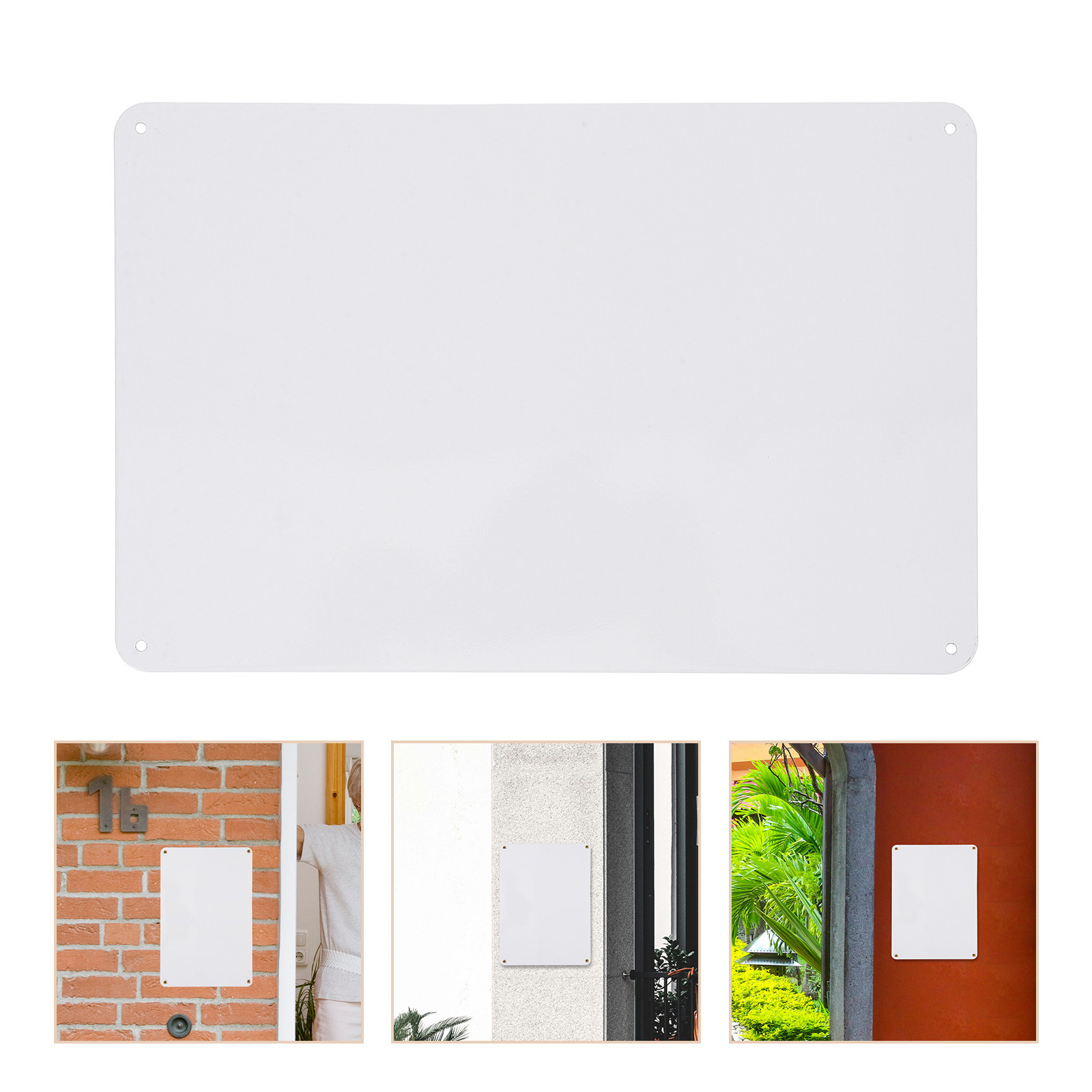 2 stuks blanco metalen borden, - Yard Sign Blank recensie en prijs
