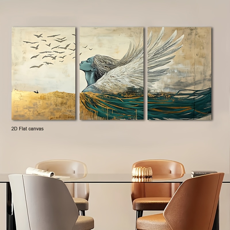 Frameloos canvas 3-delig ingel - Canvas Wrap Ready recensie en prijs
