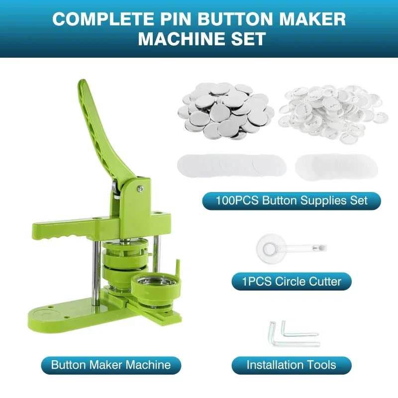 25/32/37/44Mm Knop Maker Machi - Button Badge Blank recensie en prijs