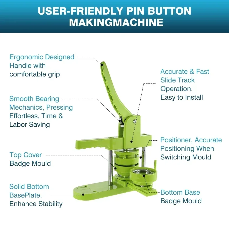 25/32/37/44Mm Knop Maker Machi - Button Badge Blank recensie en prijs
