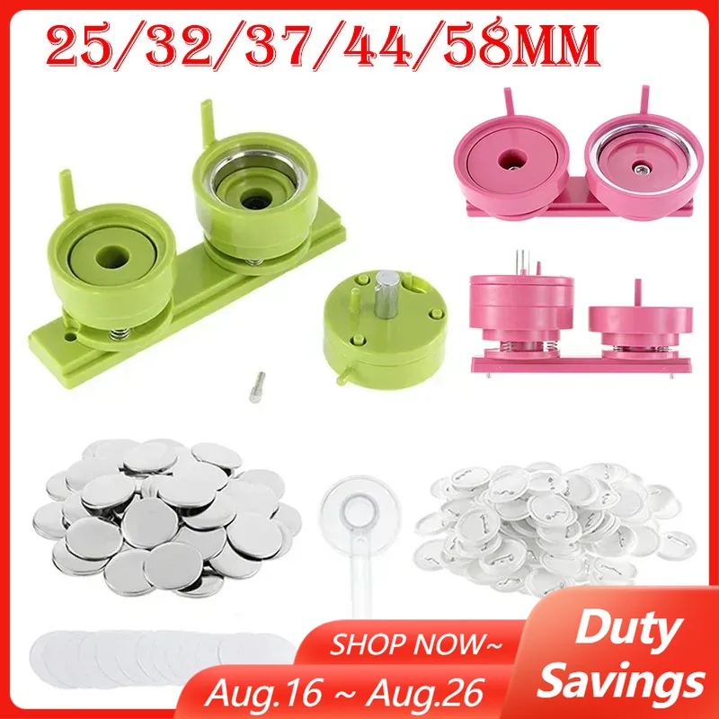 100Sets 25/32/37/44/58mm Badge - Button Badge Blank recensie en prijs